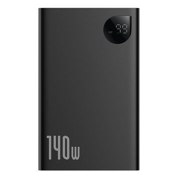 Зовнішній акумулятор Baseus Adaman Digital Display Fast Charge Power Bank 24000mAh 140W Cluster Black 155638324 фото