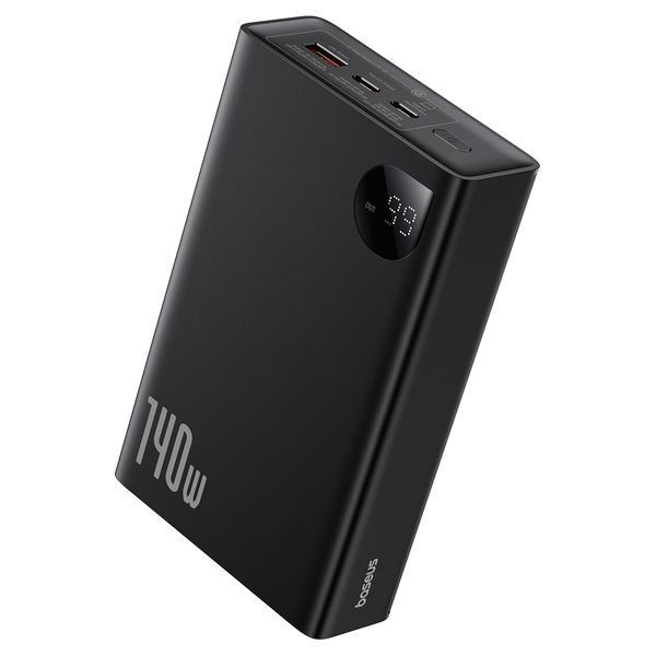 Зовнішній акумулятор Baseus Adaman Digital Display Fast Charge Power Bank 24000mAh 140W Cluster Black 155638324 фото