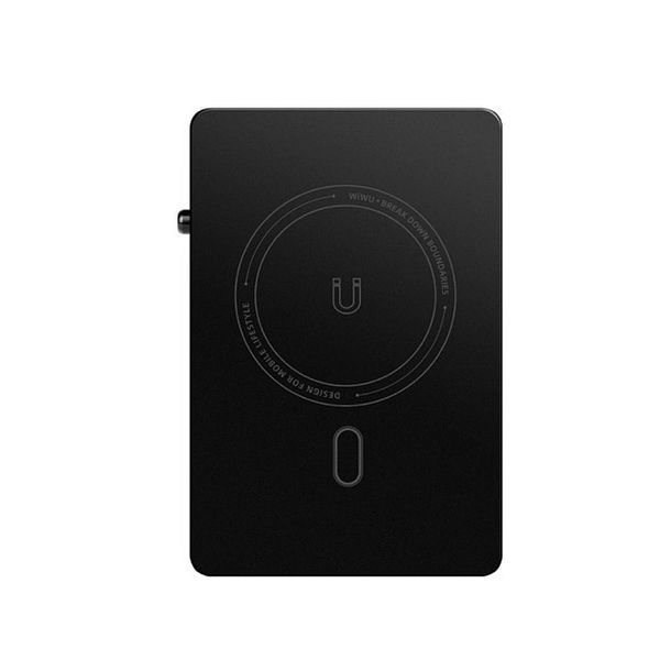 Картхолдер WIWU Warriors Carbon Magsafe Metal Stand Card Holder MW-007 Black 267875976 фото