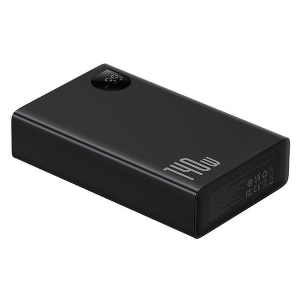 Зовнішній акумулятор Baseus Adaman Digital Display Fast Charge Power Bank 24000mAh 140W Cluster Black 155638324 фото
