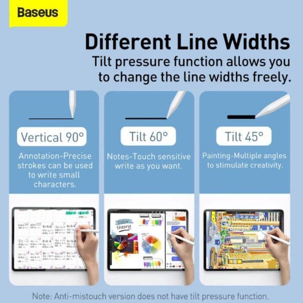 Змінні наконечники для стилуса Baseus Smooth Writing Capacitive Stylus Tips Moon White（2pcs） 238950167 фото