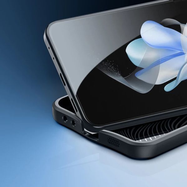 Чохол для смартфона DUX DUCIS Aimo for Samsung Flip 5 Black 117215363 фото