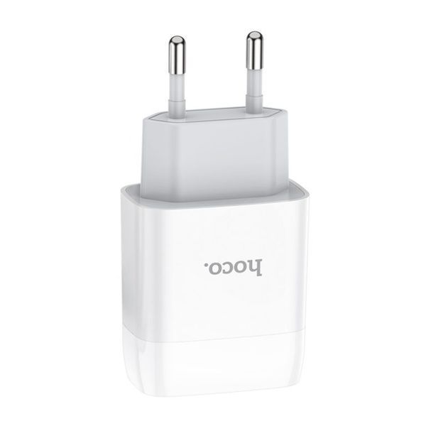 Мережевий зарядний пристрій HOCO C73A Glorious dual port charger 12W White 230312849 фото