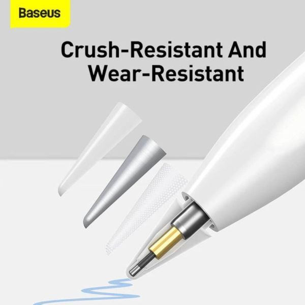 Змінні наконечники для стилуса Baseus Smooth Writing Capacitive Stylus Tips Moon White（2pcs） 238950167 фото