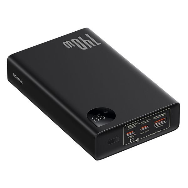 Зовнішній акумулятор Baseus Adaman Digital Display Fast Charge Power Bank 24000mAh 140W Cluster Black 155638324 фото