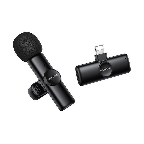 Бездротова мікрофонна система BOROFONE BFK16 Winner (Lightning) Black 104562425 фото