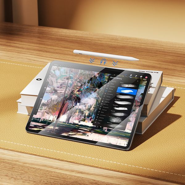 Стилус HOCO GM112 Intelligent anti-lost active capacitive pen with digital display pad dedicated White 830158201 фото