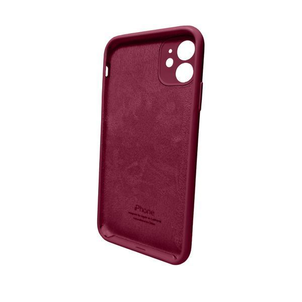 Чохол для смартфона Silicone Full Case AA Camera Protect for Apple iPhone 11 Pro кругл 47,Plum 939538055 фото