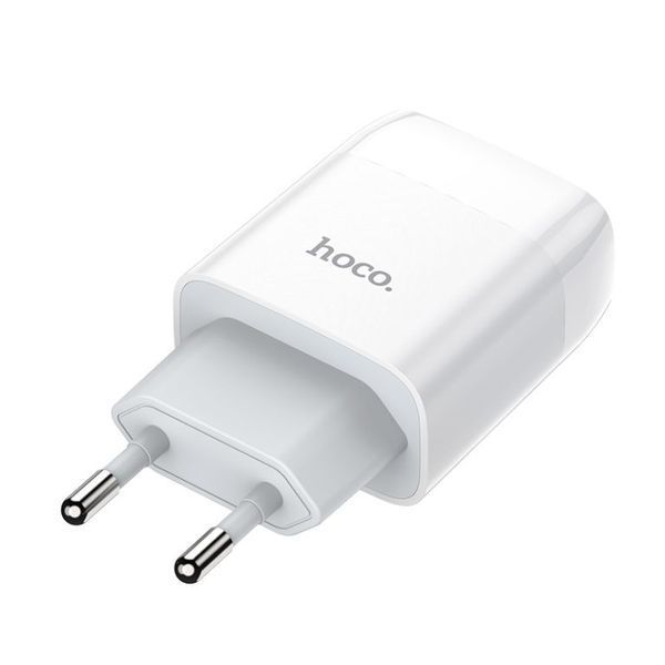 Мережевий зарядний пристрій HOCO C73A Glorious dual port charger 12W White 230312849 фото