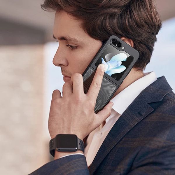 Чохол для смартфона DUX DUCIS Aimo for Samsung Flip 5 Black 117215363 фото