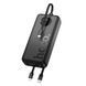 Зовнішній акумулятор HOCO J132A Sabio 22.5W+PD20W fully compatible power bank with 3 cables(20000mAh) Black 558357630 фото 4