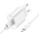 Мережевий зарядний пристрій з кабелем HOCO C109A(10.5W) Fighter single port charger set(Micro) White 311095008 фото 3
