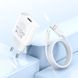 Мережевий зарядний пристрій з кабелем HOCO C109A(10.5W) Fighter single port charger set(Micro) White 311095008 фото 9