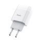 Мережевий зарядний пристрій HOCO C73A Glorious dual port charger 12W White 230312849 фото 1