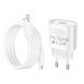 Мережевий зарядний пристрій з кабелем HOCO C109A(10.5W) Fighter single port charger set(Micro) White 311095008 фото 7