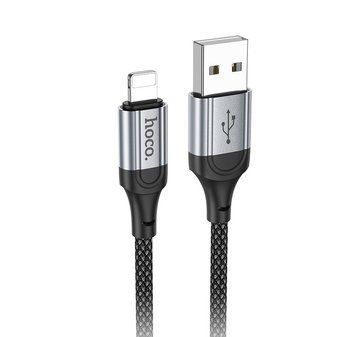 Кабель HOCO X102 Fresh charging data cable iP Black 245442768 фото