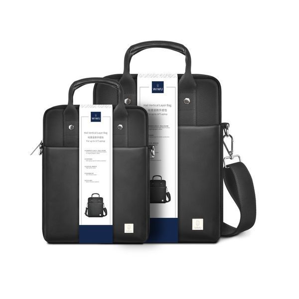 Сумка WIWU 14" Hali Vertical Bag Black 826215444 фото