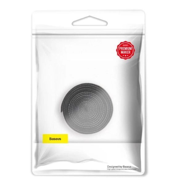 Органайзер для кабелю Baseus Circle Velcro strap 50cm Black 613467406 фото