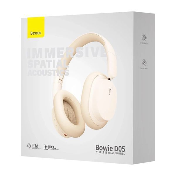 Бездротові накладні навушники Baseus Bowie D05 Wireless Headphones Grey 295664570 фото