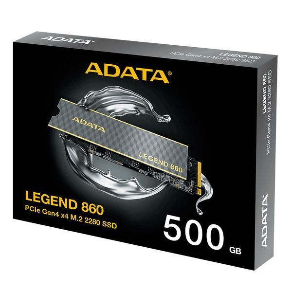 Накопичувач SSD M.2 ADATA LEGEND 860 500 GB 2280 PCIe Gen 4x4 3D NAND Read/Write: 5000/3000 MB/sec 322917231 фото
