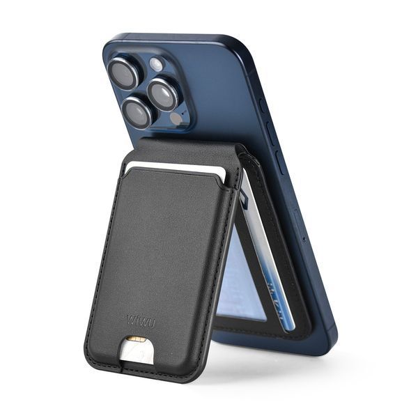 Картхолдер WIWU Mag Wallet Pro MW-003 Kevlar Black 114809457 фото