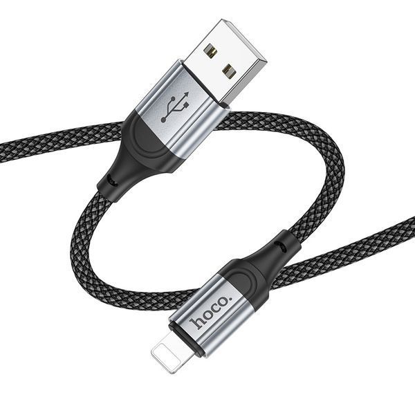 Кабель HOCO X102 Fresh charging data cable iP Black 245442768 фото