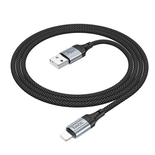 Кабель HOCO X102 Fresh charging data cable iP Black 245442768 фото