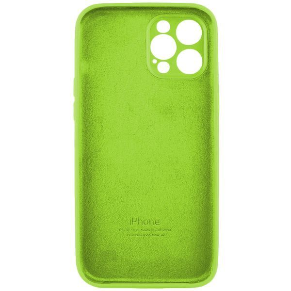 Чохол для смартфона Silicone Full Case AA Camera Protect for Apple iPhone 12 Pro 24,Shiny Green 477903591 фото