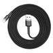 Кабель Baseus Cafule Cable USB For Lightning 1.5A 2m Gray+Black 711373017 фото 1
