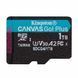 Карта памяти microSDXC (UHS-1 U3) Kingston Canvas Go! Plus 1Tb class 10 A2 V30 (R200MB/s, W-160MB/s) 892185638 фото 1