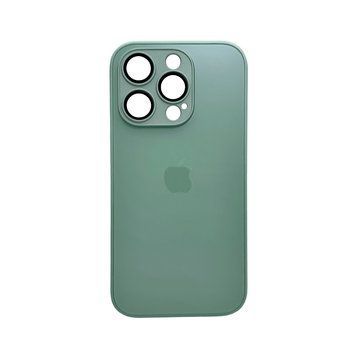 Чохол для смартфона AG Glass Matt Frame Color Logo for Apple iPhone 15 Pro Light Green 567670584 фото