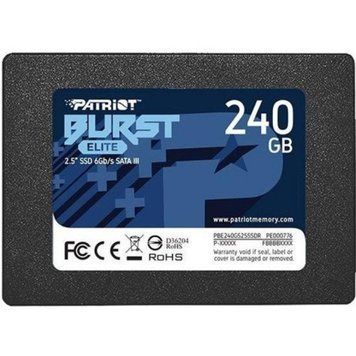 Накопичувач SSD Patriot Burst Elite 240GB 2.5" 7mm SATAIII TLC 3D 407173702 фото