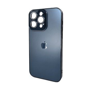Чохол для смартфона AG Glass Sapphire Frame MagSafe Logo for Apple iPhone 15 Pro Sea Blue 105328029 фото