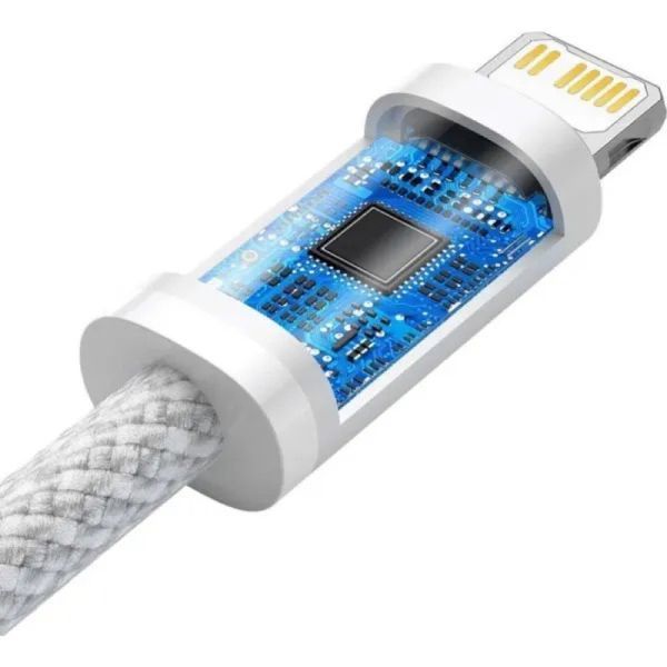 Кабель Baseus Dynamic Series Fast Charging Data Cable Type-C to iP 20W 2m White 190720958 фото