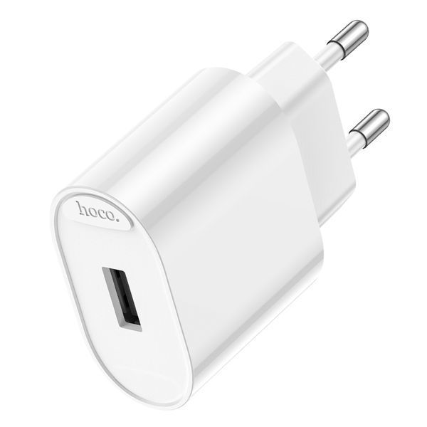 Мережевий зарядний пристрій HOCO C109A(10.5W) Fighter single port charger White 825850597 фото