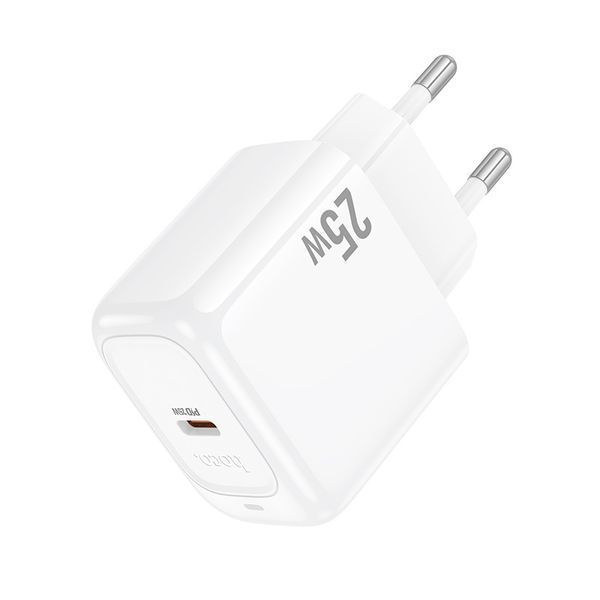 Мережевий зарядний пристрій HOCO CS53A Surplus single port PD25W charger White 172898408 фото