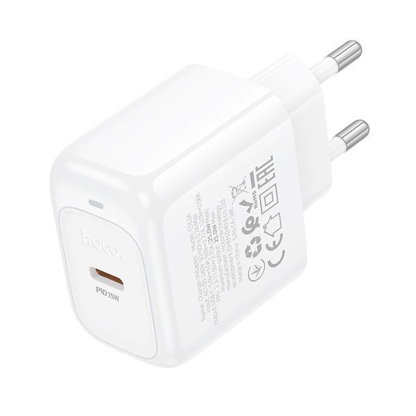 Мережевий зарядний пристрій HOCO CS53A Surplus single port PD25W charger White 172898408 фото