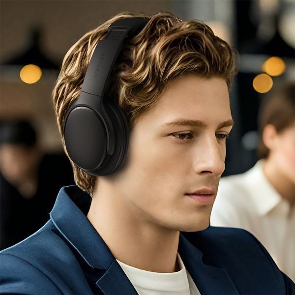 Бездротові накладні навушники ACEFAST H10 wireless headset Black 666993249 фото