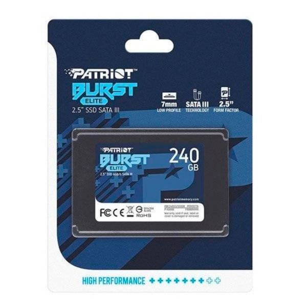 Накопитель SSD Patriot Burst Elite 240GB 2.5" 7mm SATAIII TLC 3D 407173702 фото