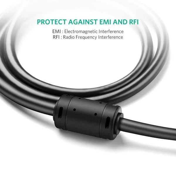Кабель UGREEN VG101 VGA Male to Male Cable 1m (Black)(UGR-11673) 554575666 фото