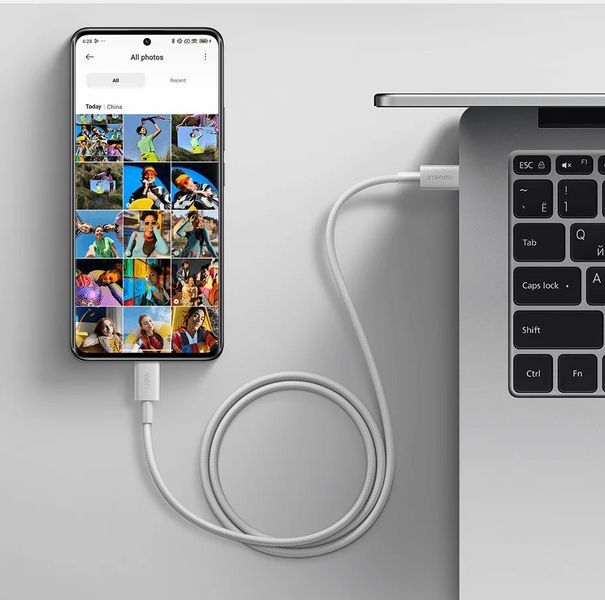 Кабель Xiaomi 6A Braided USB-C to USB-C Cable (1m) 257389947 фото