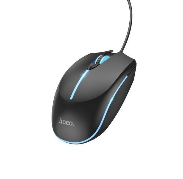 Миша HOCO GM37 Wonderful gaming luminous wired mouse Black 111594422 фото
