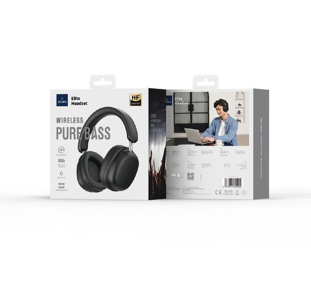 Бездротові накладні навушники WIWU Elite Headset TD-05 Black 179884086 фото