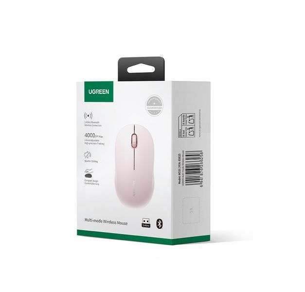 Манипулятор мышь беспроводная UGREEN M331 Multi-mode Wireless Mouse Grey 102241794 фото