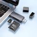 Кардридер HOCO HB45 Spirit 2-in-1 USB/Type-C 3.0 card reader Metal gray 221941023 фото 6