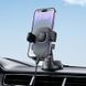 Автотримач для телефона HOCO H76 Crown one-button car holder(center console) Black Metal Gray 422917895 фото 9