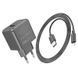 Мережевий зарядний пристрій з кабелем HOCO CS11A Ocean single port charger set(Micro) 10.5W Black 378315552 фото 3