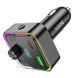 АЗП з FM-модулятором HOCO E81 Fantasy PD30W+QC3.0 car BT FM transmitter Black 813531983 фото 5