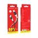 Кабель BOROFONE BX79 Type-C to Type-C 3A,60W, 1m, silicone, silicone connectors, Black 813801934 фото 2