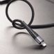 Кабель BOROFONE BX32 USB to iP 2.4A, 1m, nylon, aluminum+TPE connectors, Black 507555688 фото 5